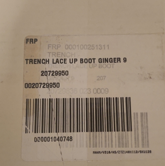 Mia Limited Edition Trench Lace Up Ginger Boot - Picture 6 of 6